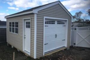 seasonal storage shed in Massachusetts