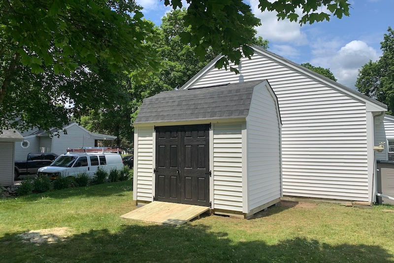 home storage shed customize to match your home