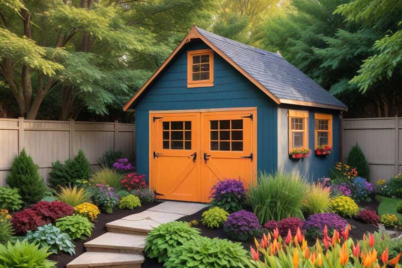 crafting dreams - shed installation in Acushnet