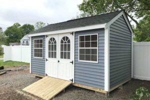 storing adventures - custom shed installations in Acushnet