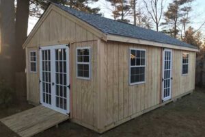 maximizing home storage space by adding an extra exterior storage with a custom storage shed in Freetown